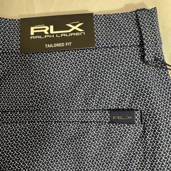Polo Ralph Lauren RLX Men 33 Shorts Navy Golf Concept Water Repellent - Picture 3 of 14